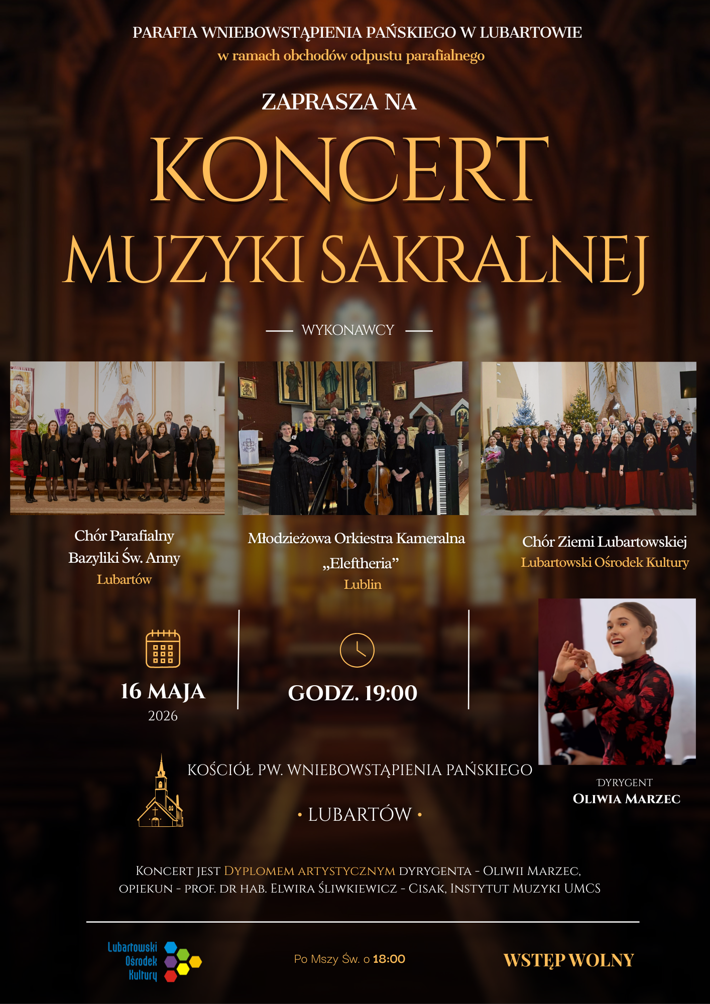 Plakat koncertu